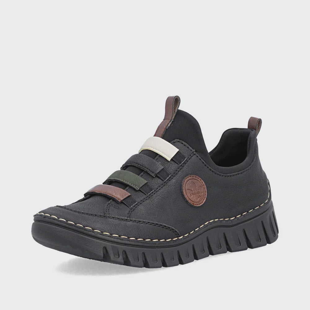 Womens Rieker Hiking Shoe 57550-00 Black