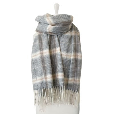 Caracol Woven Winter Scarf 6129-GRY Grey