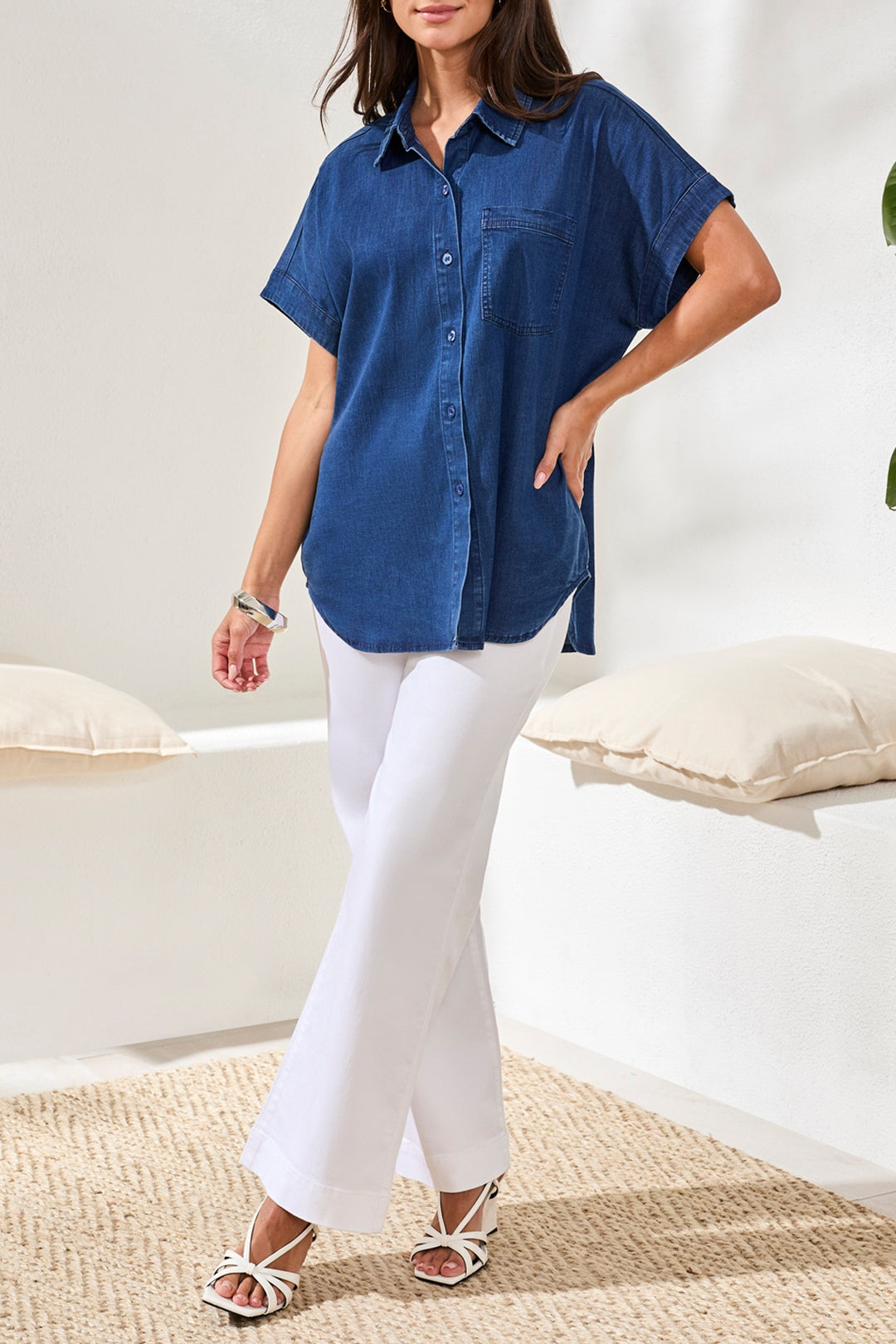 Tribal Woven Shirt 6153O-5383-2539 Sea Haven