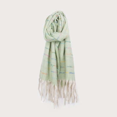 Caracol Woven Winter Scarf 6187-AVO Green Multi