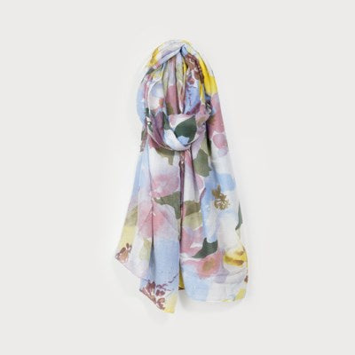 Caracol Floral Print Scarf 6199-PUR