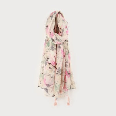 Caracol Floral Print Scarf 6201-PAS