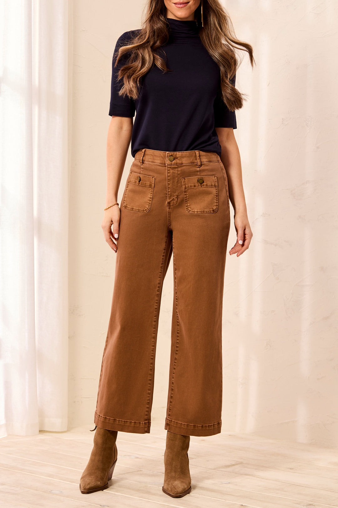 Tribal Sophia Curvy Super Straight Ankle Denim 6231O-2020W-2457 Hazelwood
