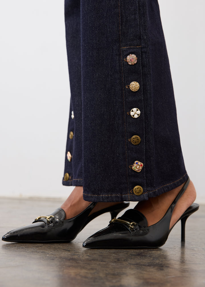 FDJ Suzanne Wide Boot Leg Jean 6869120-FVRBLU Forever Blue