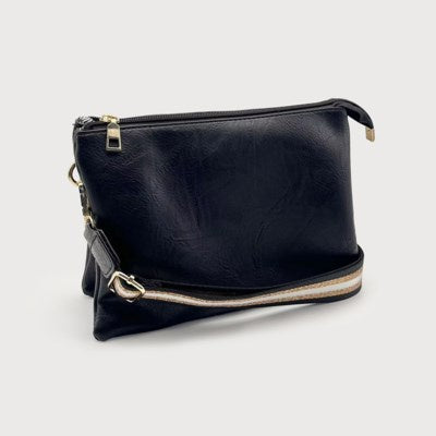 Caracol Handbag 7032-E-BLK-G Black
