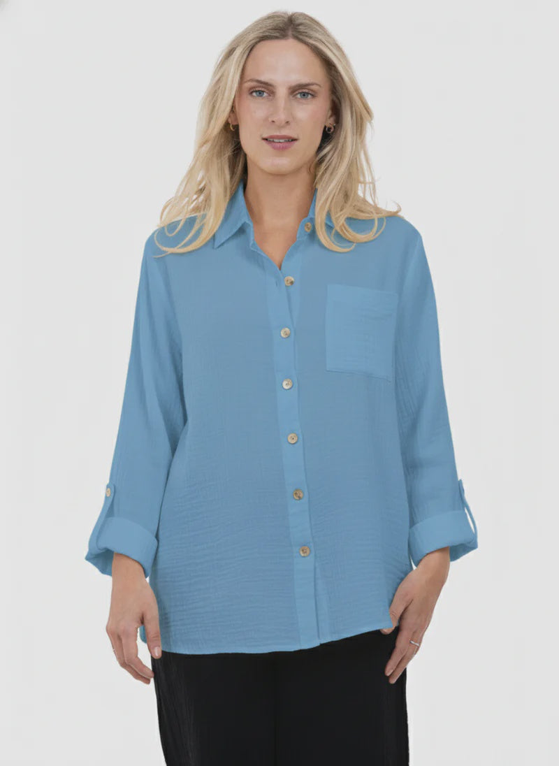 Shannon Passero Kesha Top 774 - Tide Blue