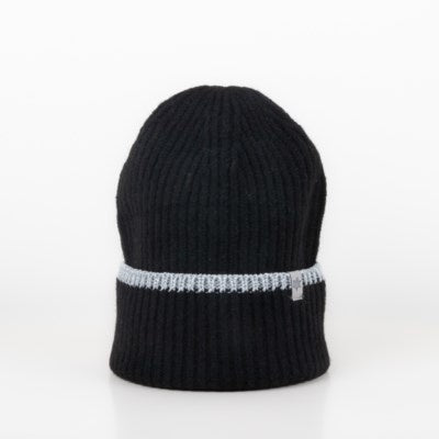 Caracol Soft Touque w/ Lurex Trim 8003-BLK Black