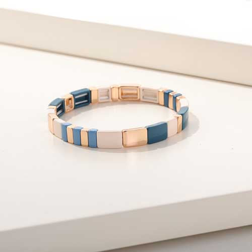 Merx Bracelet 86-8154 Blue/Cream