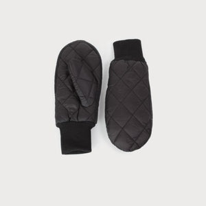 Caracol Quilted Puffer Mitts 9005-BLK Black