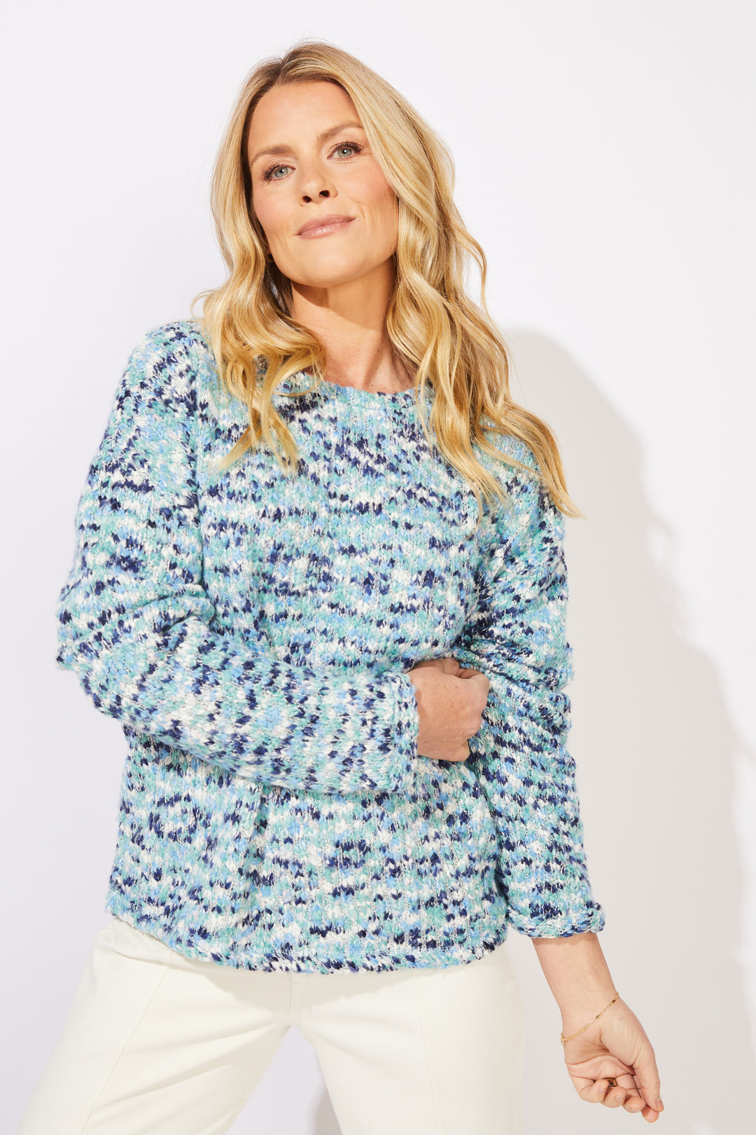 Escape by Habitat "Speckled Eclipse" Cozy Pullover E94001-HARBOR