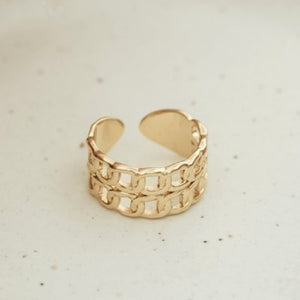 Glee Jewelry Anarchy Ring - Gold