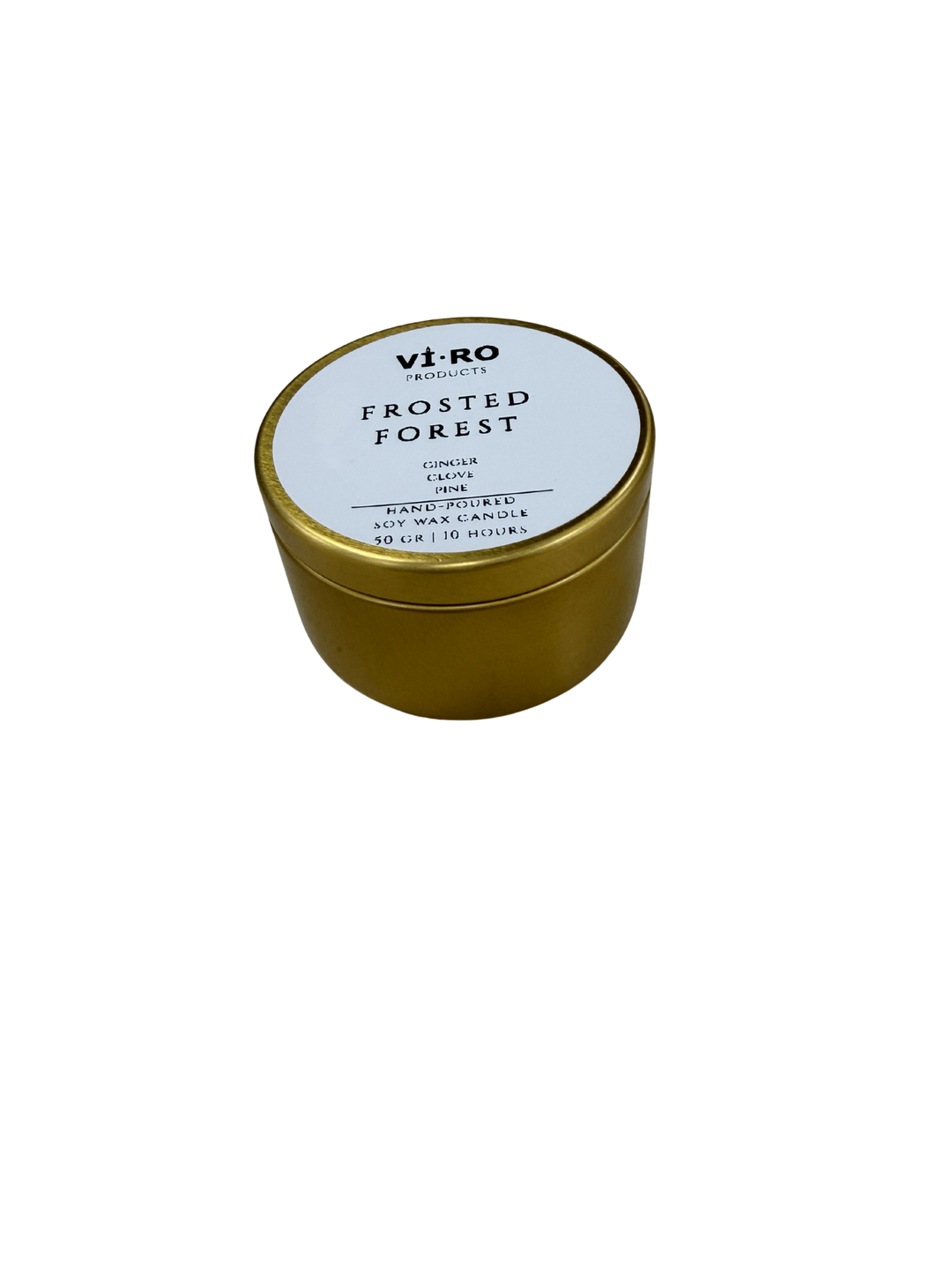 VI-RO Travel Soy Candle - Ginger/Clove/Pine