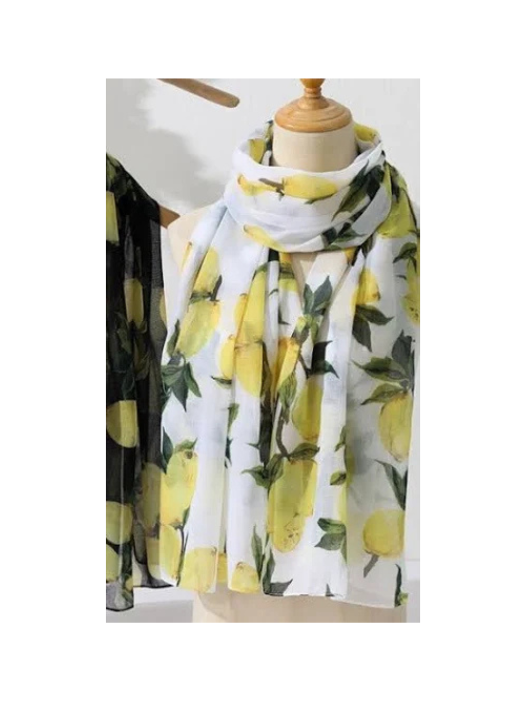 Caracol Lemon Print Scarf