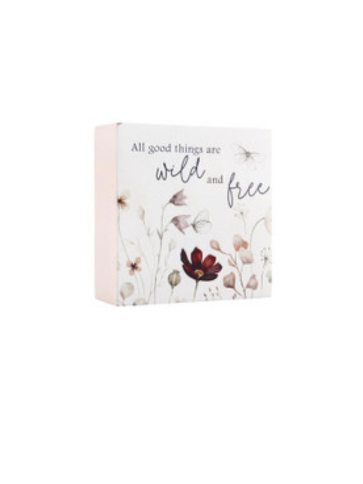 P. Graham Dunn Wood Block - Wildflowers