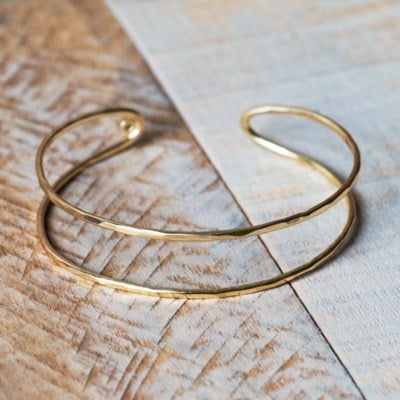 Glee Jewelry Bliss Cuff Bracelet- Gold