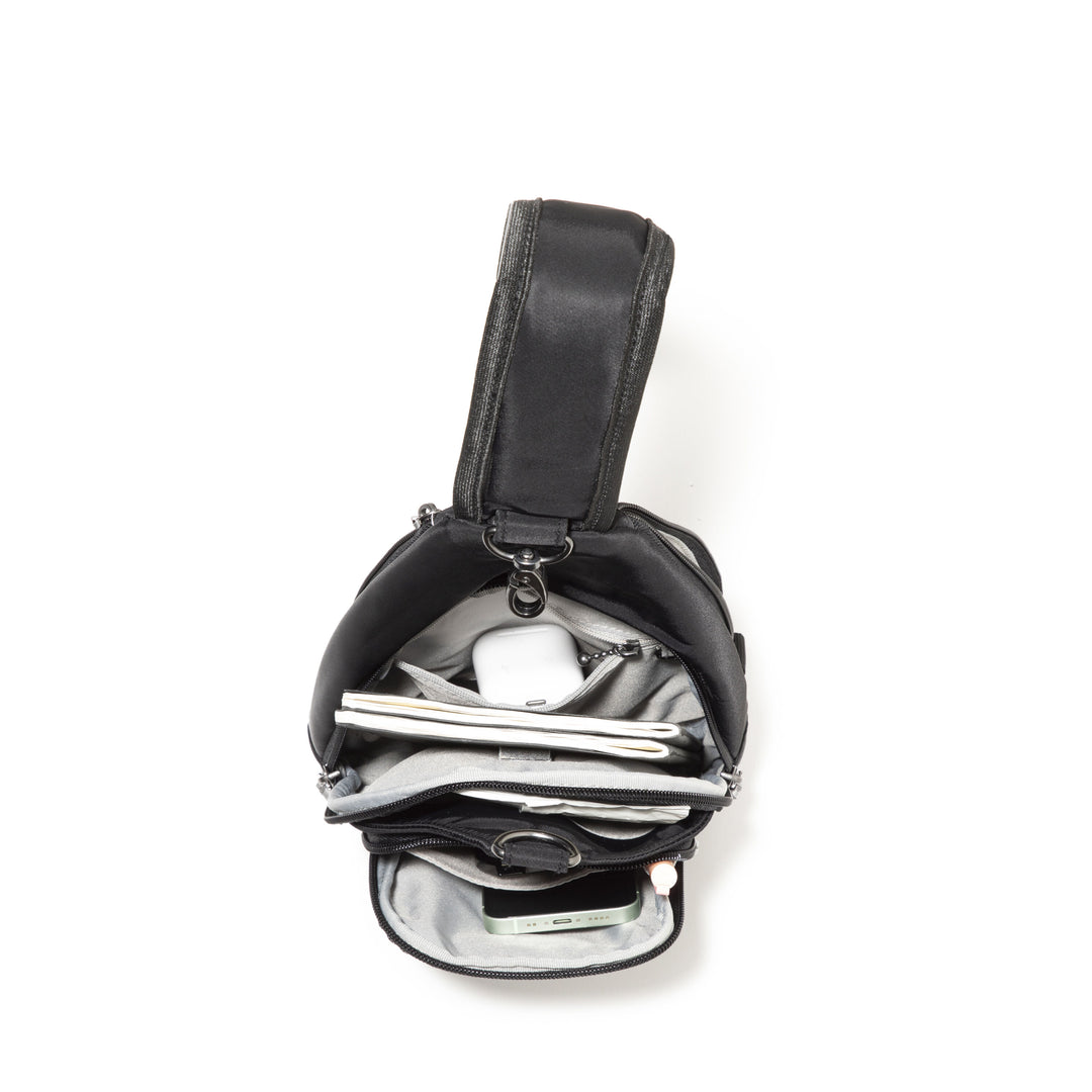 Baggallini Central Park Sling CEP754-Smoke Twill