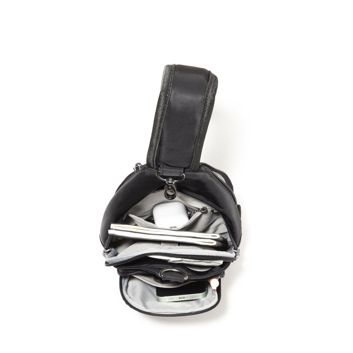 Baggallini Central Park Sling CEP754-Smoke Twill