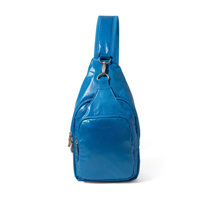Baggallini Central Park Sling CEP754-Cerulean Gloss Ripstop Nylon