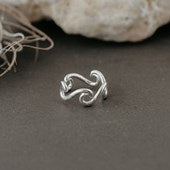 Wild Abandon by Glee Current Ring - Silver