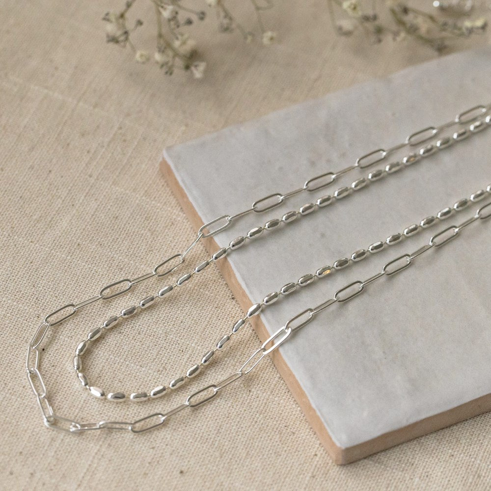 Glee Double Take Necklace - Silver