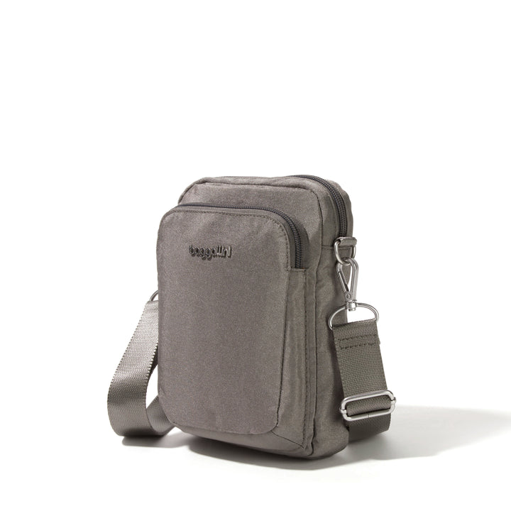Baggallini Modern Everywhere Explorer Crossbody ENS832-Sterling Shimmer
