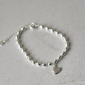 Glee Ever Heart Bracelet - Silver