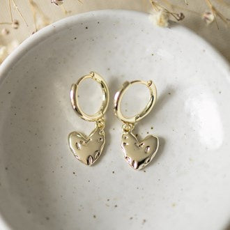 Glee Ever Ever Hoop Earrings - Gold
