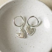Glee Ever Ever Hoop Earrings - Silver