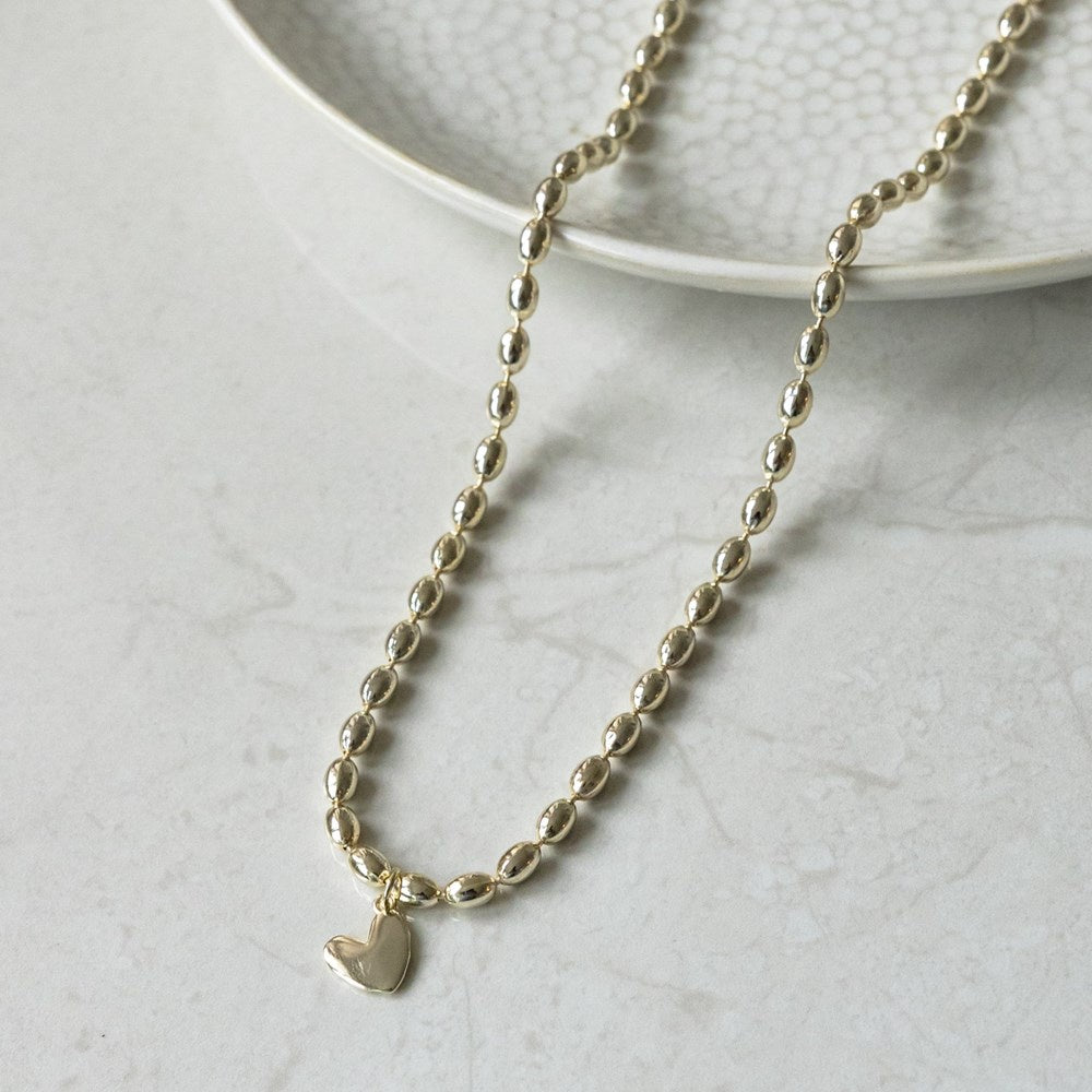 Glee Ever Heart Necklace - Gold