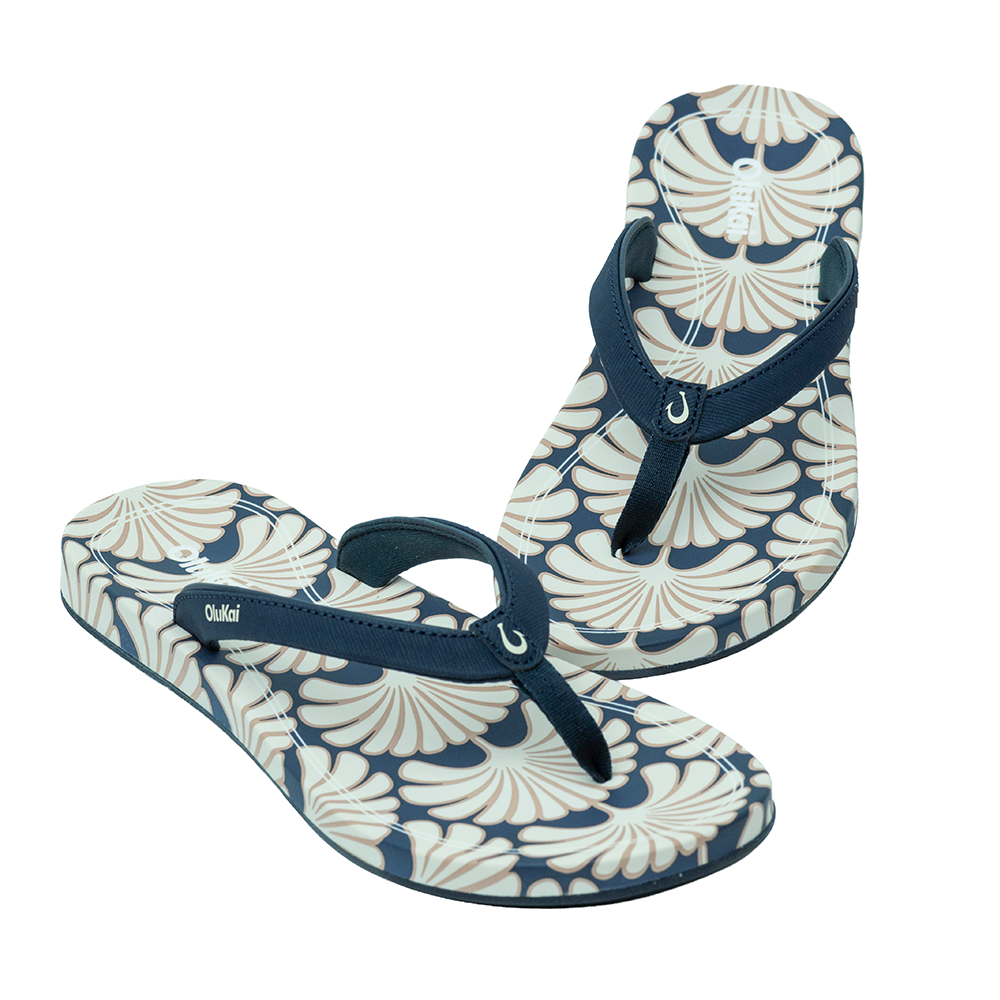 Womens 'Uiki Water-Friendly Beach Sandal 20537-DEZQ Trench Blue/Pai