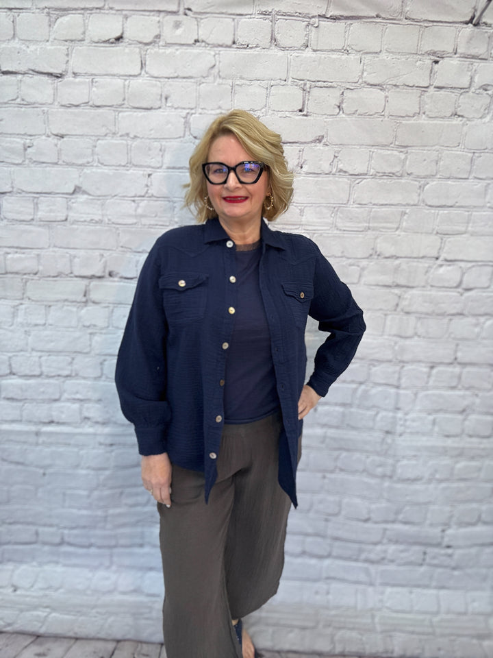 Shannon Passero Midland Shirt 5509-Navy