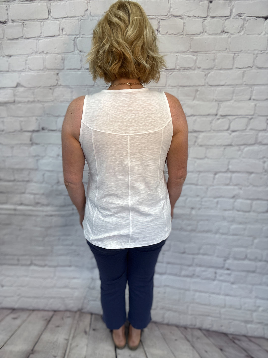 Escape by Habitat Seamed Tank E10015S5 - White