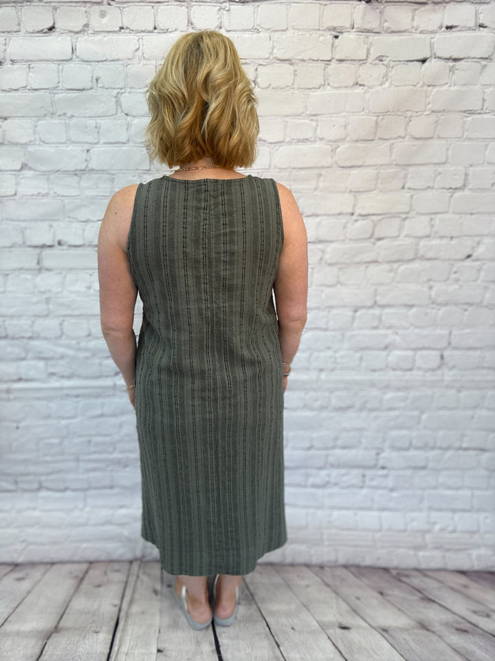 Cut Loose Easy Tank Dress 5140113 - Clay