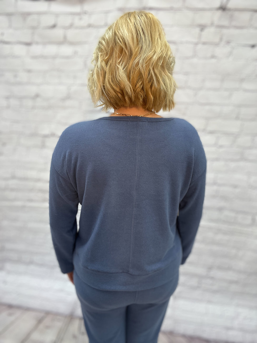 Escape by Habitat Snuggly Pullover E13205F5-Denim