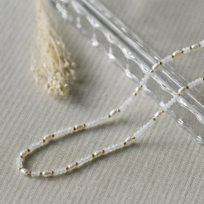 Glee Jewellery Iylara Moonstone Necklace - Gold