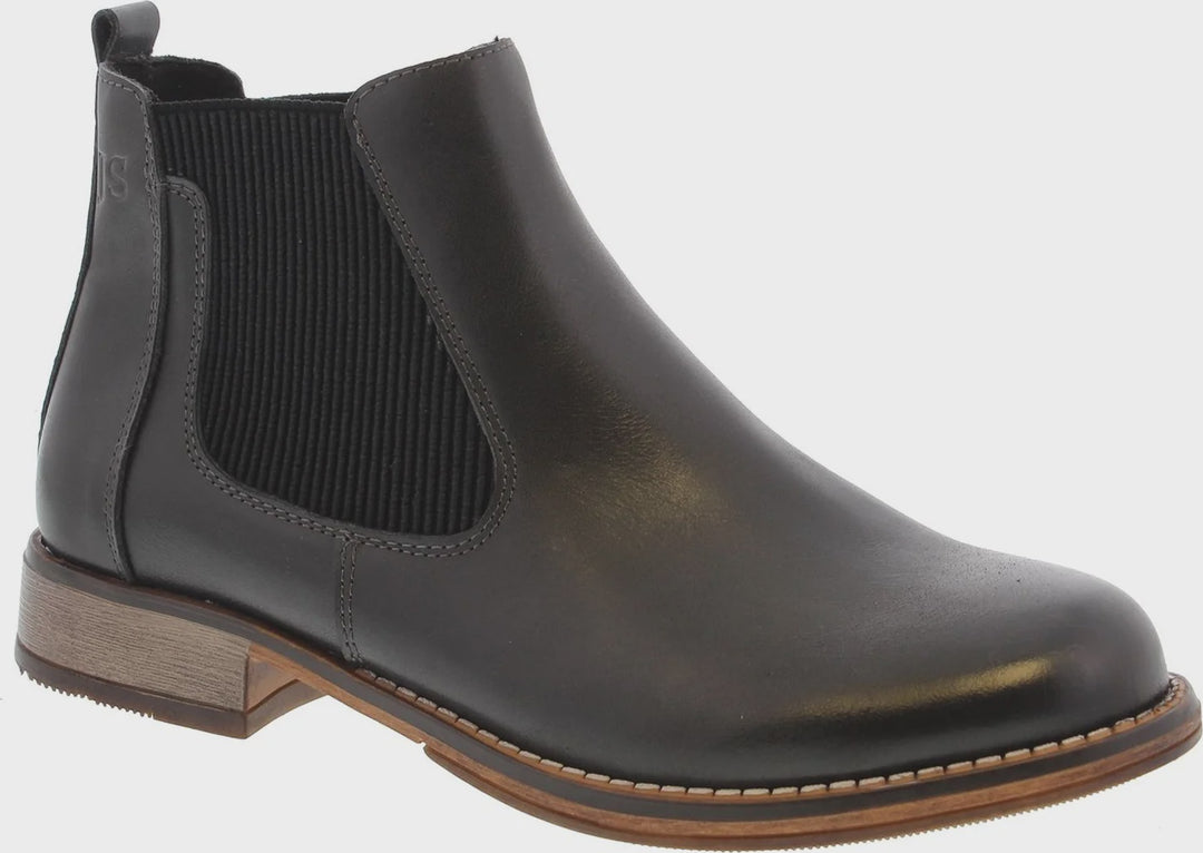 Josef Siebel "Berlina 01" Leather Ankle Boot 717181-859-100 Black