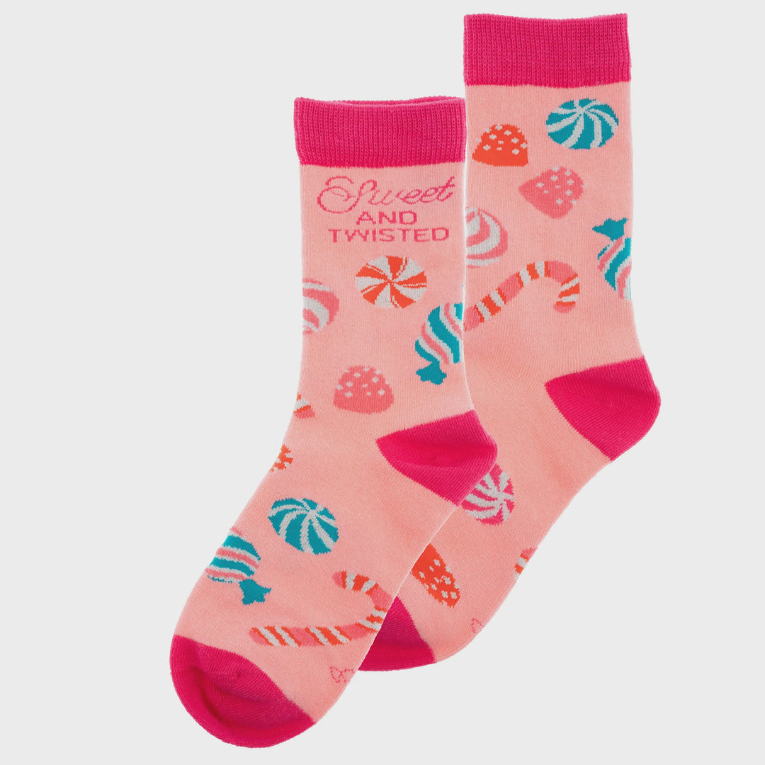 Karma Holiday Socks - "Sweet + Twisted"