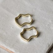 Glee Muse Hoop Earring - Gold