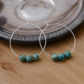 Wild Abandon by Glee Mystic Whispers Hoops - Silver