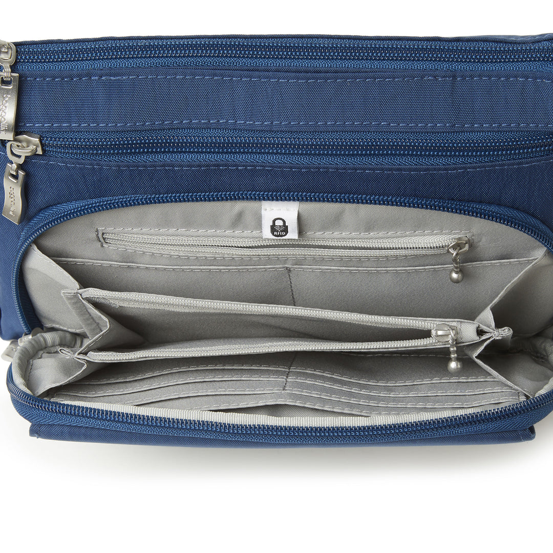 Baggallini Original RFID Everyday Crossbody Bag OEV523-Pacific