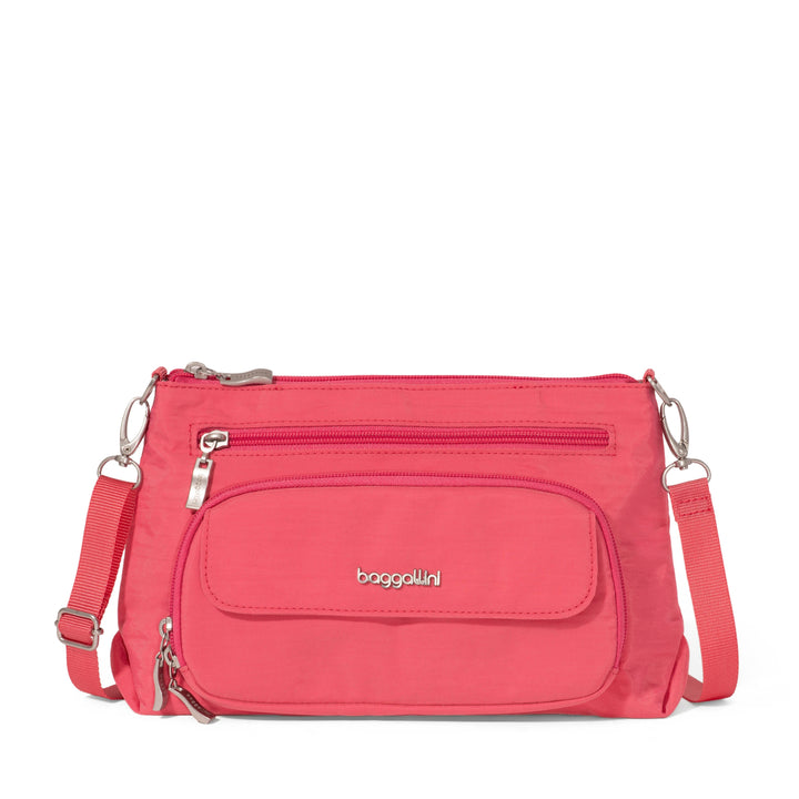 Baggallini Original RFID Everyday Crossbody Bag OEV523-Flamingo