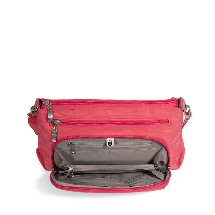 Baggallini Original RFID Everyday Crossbody Bag OEV523-Flamingo