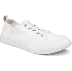 Womens Vionic Venice Pismo Slip-On Canvas Sneaker - Medium Width - Cream - 1 ONLY SIZE 9 - 20% OFF