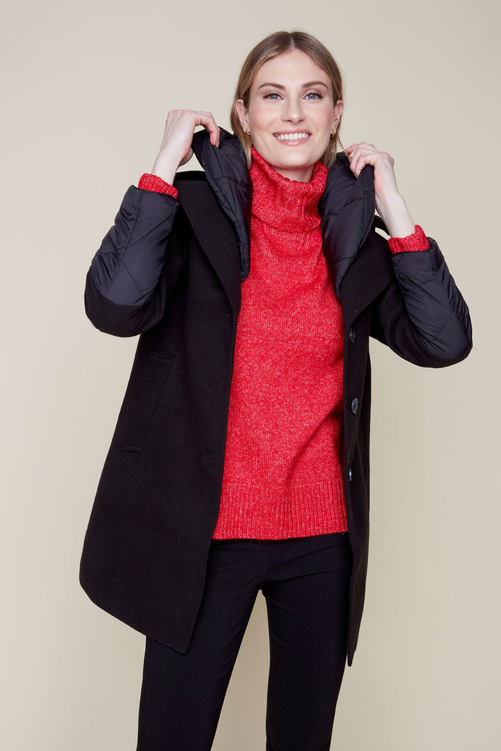 Renuar Woven Jacket R3857L-E2188-148 Black - 1 ONLY SIZE X-LARGE - 20% OFF