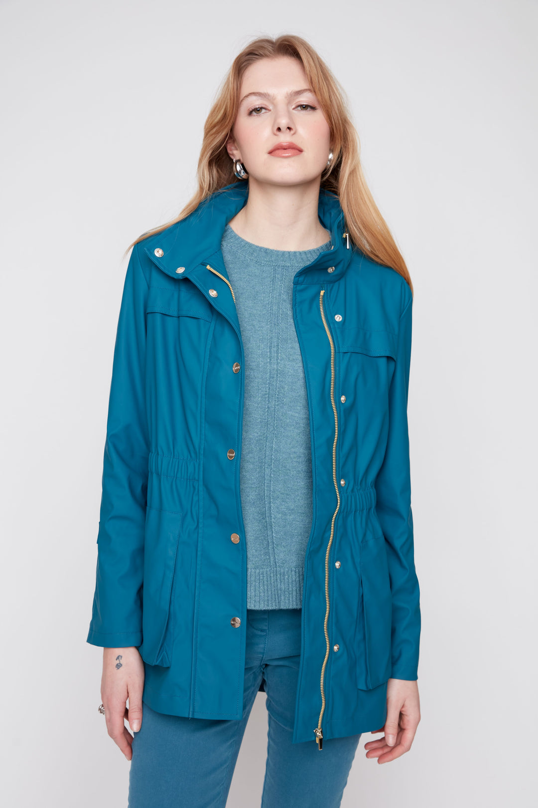 Renuar Water-Resistant Outdoor Jacket R3859L-E2183-80880 Teal