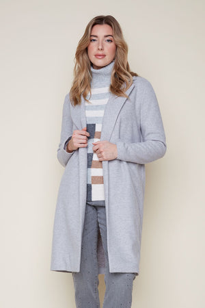 Renuar Knit Coat R3865-E2196-HEAGRE Heather Grey