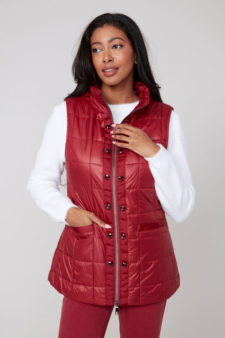 Renuar Quilted Vest R3907L-E3034-80799 Porto
