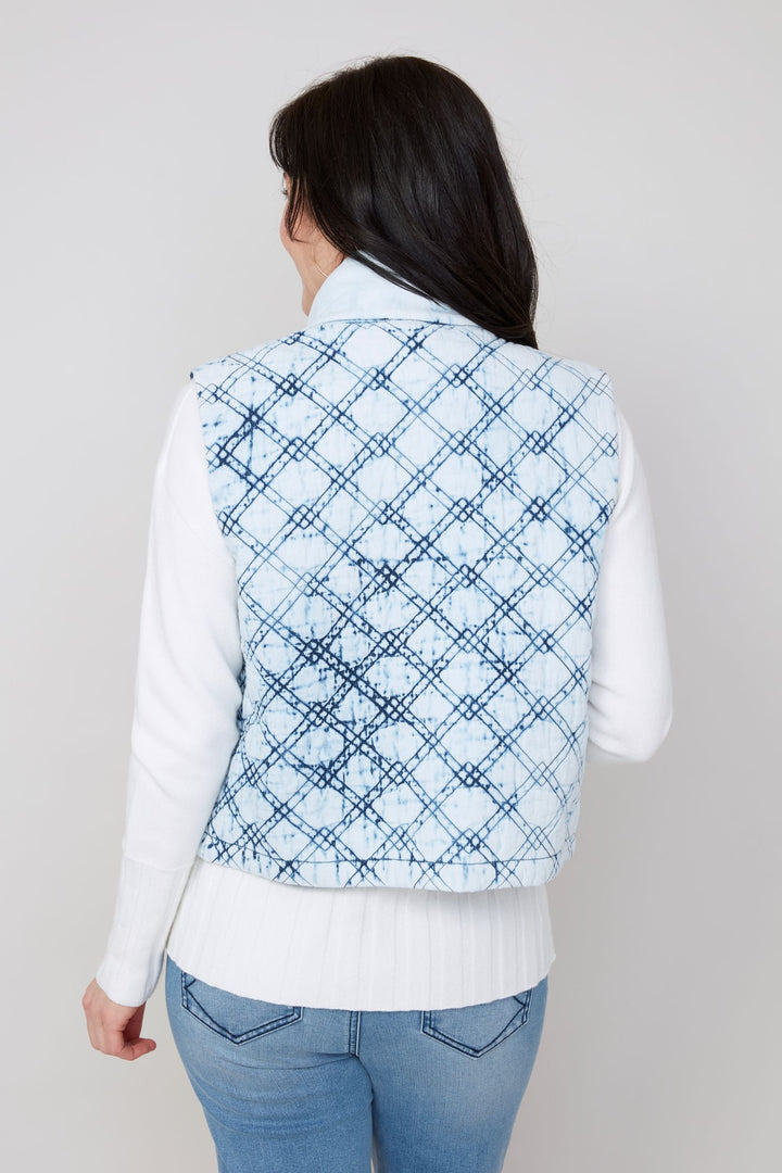 Renuar Quilted Vest R3908L-E3035-8 Snow Wash