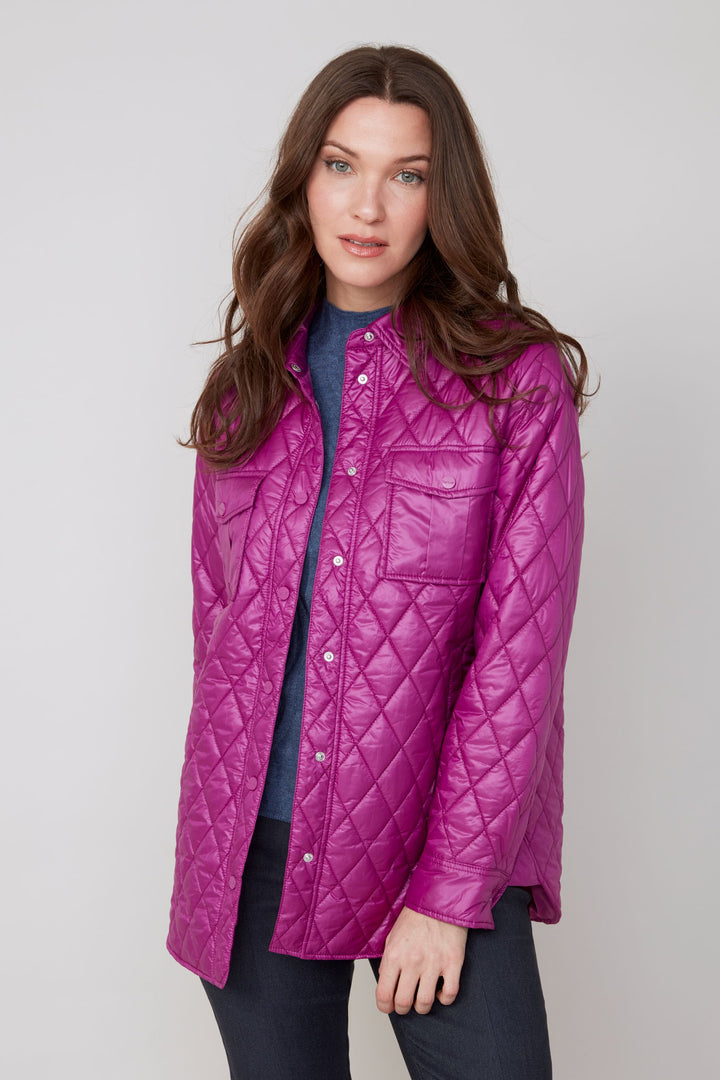 Renuar Woven Jacket R3909L-E3034-80808 Plum