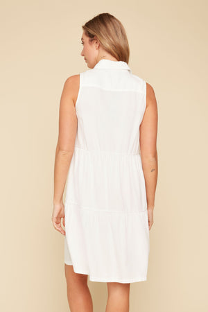 Renuar Woven Tank Dress R4334-E2142-5526 White